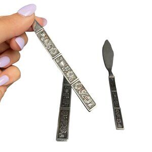 Vintage Spring Fever Northland Stainless Korea 3 Pc Serving Spoon Dinner Spoon